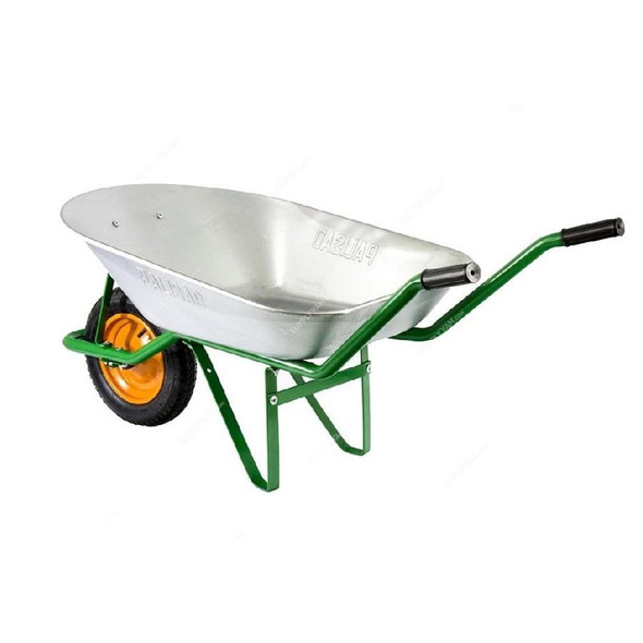 Palisad Wheelbarrow, 68915377, Steel, 1 Wheel, 120 Kg Loading Capacity