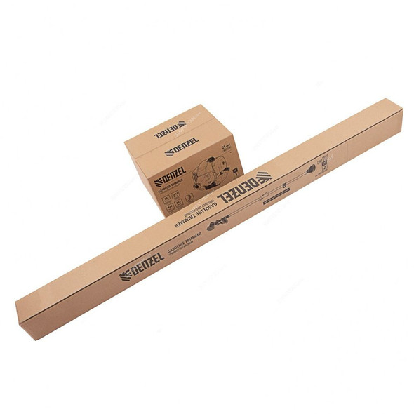 Denzel Gasoline Trimmer With One-Piece Rod, DGT-250, 2-Stroke, 1.3 HP, 25CC, 255-420MM Cutting Width