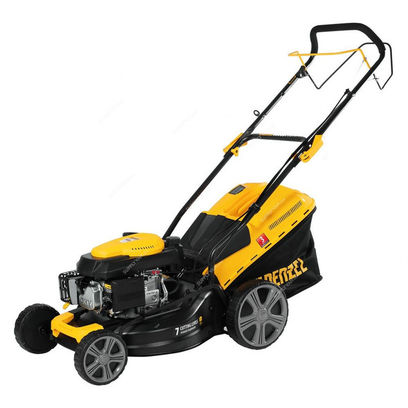 Denzel Gasoline Lawn Mower, GLD-460SP, 146CC, 460MM Cutting Width, 50 Ltrs Grass Bag Capacity