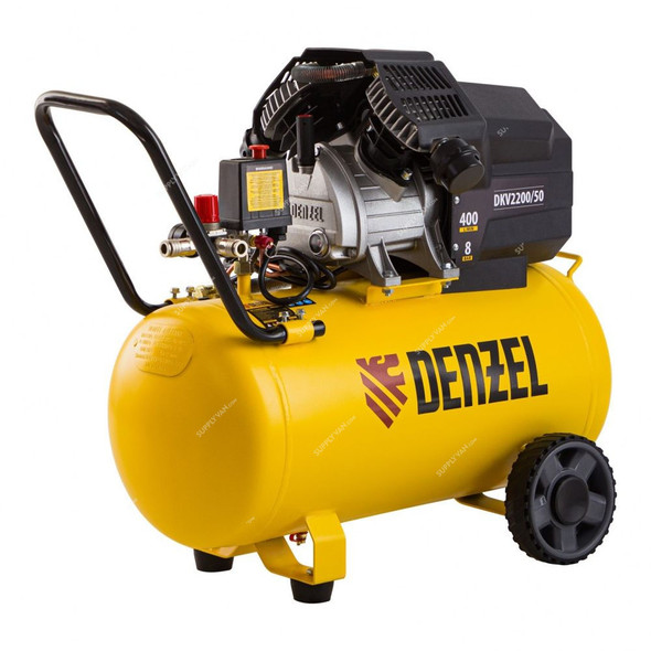 Denzel X-Pro Air Compressor, DKV2200-50, 2200W, 8 Bar, 50 Ltrs