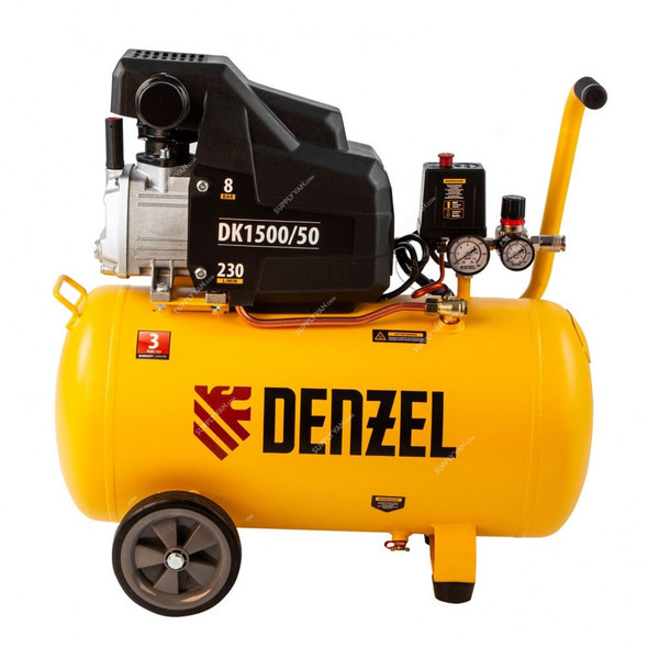 Denzel X-Pro Air Compressor, DK1500-50, 1500W, 8 Bar, 50 Ltrs