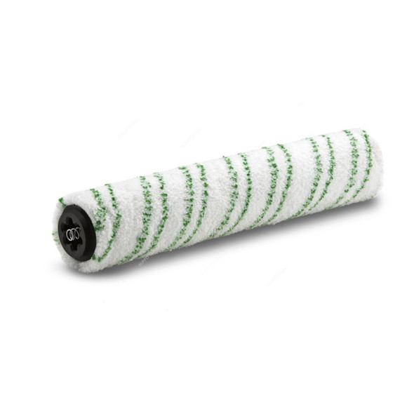 Karcher Roller Brush, 47624530, Microfiber, 300MM Length, White/Light Green
