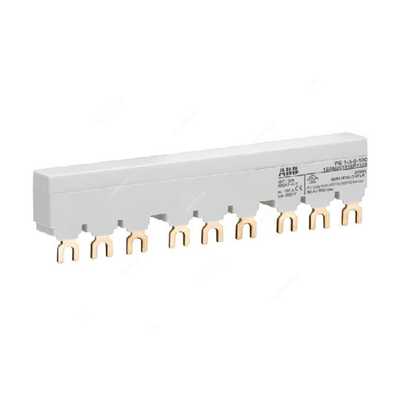 ABB Comb Busbar W/o Auxiliary Contact, 3 Modules