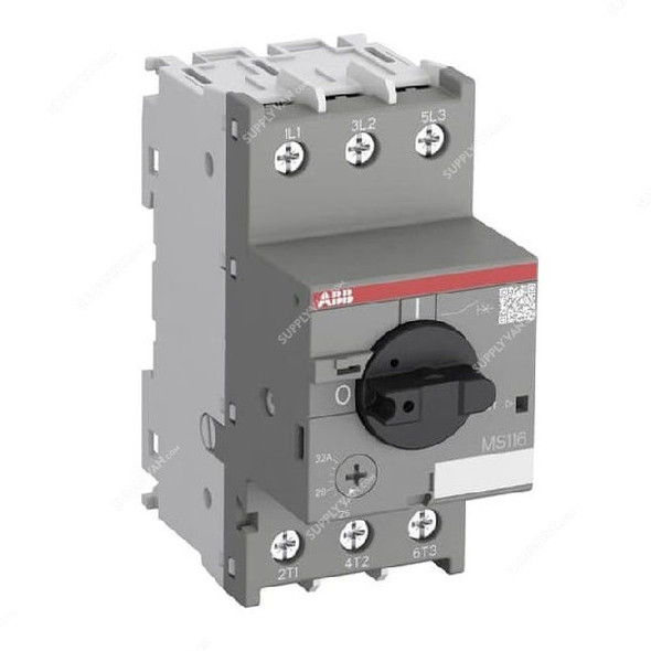 ABB Manual Motor Starter, MS116-25, 3 Phase, 25A