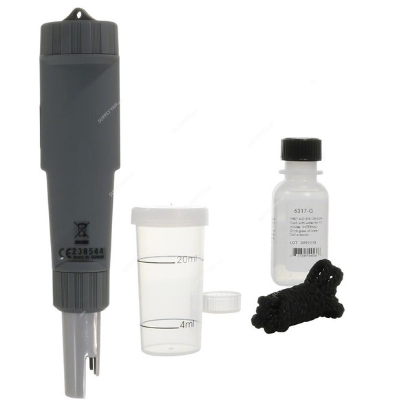 Lamotte pH/Salt/TDS/Temp Tracer PockeTester, 1766-KIT-01, 0 to 14.00 pH, 0 to 65 Deg.C