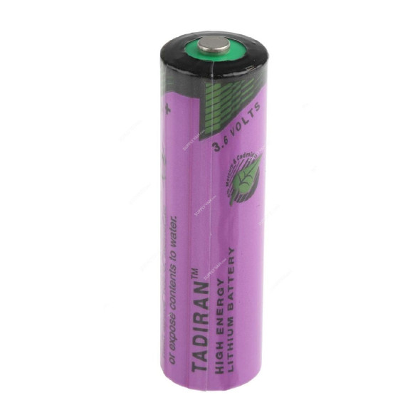 Tadiran High Energy Lithium Thionyl Chloride Battery, SL360-S, AA, 2.4 Ah, 3.6V