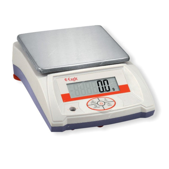 Eagle Rectangular Precision Balance, LCD-B-6000, LCD, 145 x 160MM Pan Size, 6000GM Weight Capacity