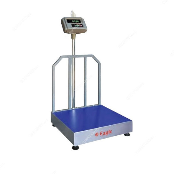 Eagle Platform Weighing Scale, PLT-500-L-ECON, LED, 500 Kg Weight Capacity, 600 x 600MM Platform Size