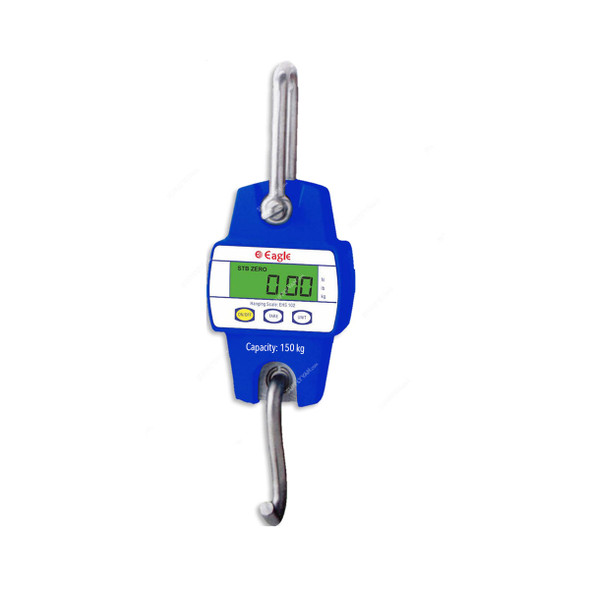 Eagle Hanging Weighing Scale, EHS-102-150, LCD, 150 Kg Weight Capacity