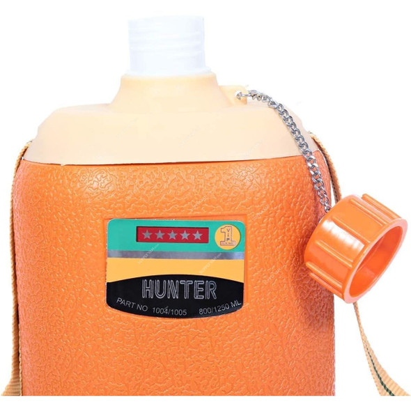 Hunter Water Bottle, JTS, Plastic, 1 Ltr, Orange, 6 Pcs/Pack