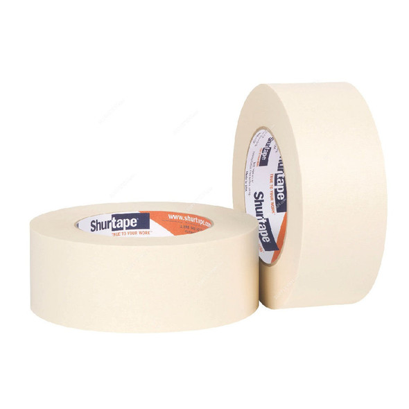 Shurtape High Performance Grade Masking Tape, MT2X30-24, 2 Inch Width x 30 Yards Length, Natural, 24 Pcs/Pack