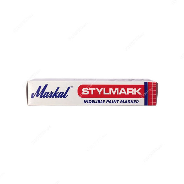Markal Paint Marker, 096641-5, Stylmark, 2mm Tip Size, Yellow, 5 Pcs/Pack