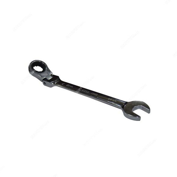 Uken Gear Wrench With Flex Head, U9452, Chrome Vanadium Steel, 18MM Hole Dia