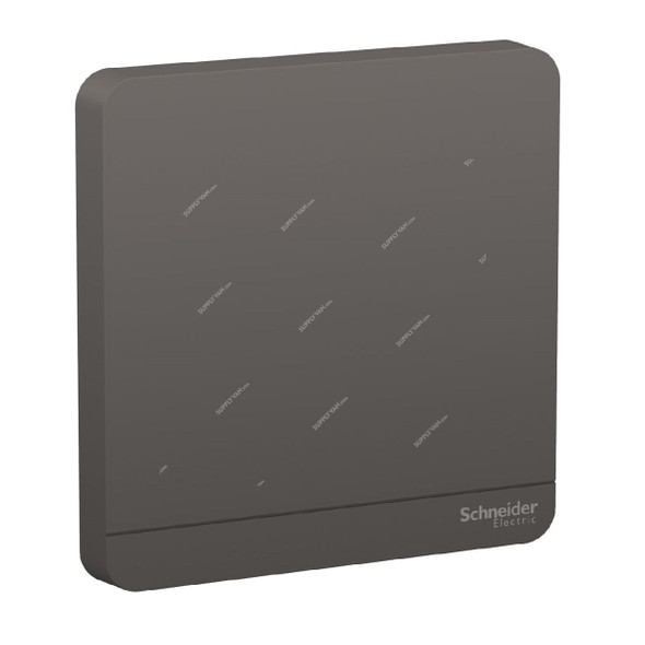 Schneider Electric Blank Plate, AvatarOn, Polycarbonate, 1 Gang, Dark Grey