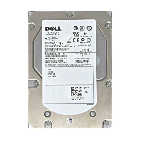 Dell Internal Hard Drive, ST3300657SS, Cheetah 15K.7, SAS, 15000 RPM, 300 GB