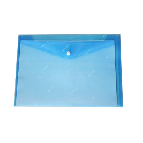 Long Size Document Holder, Plastic, Blue, 12 Pcs/Pack