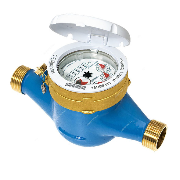 Bmeters Multi-Jet Cold Water Meter, GMDM-I, DN25, 1 Inch BSPT, 16 Bar