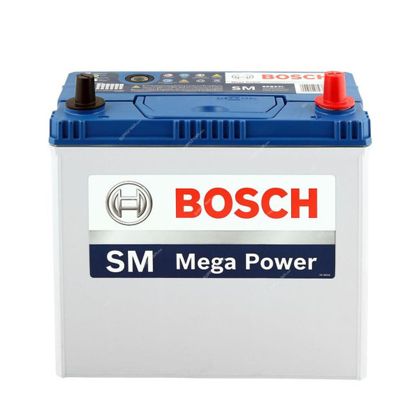 Bosch SM Mega Power Car Battery, 0092S40510, 55D23R, 12V, 60Ah, 500A