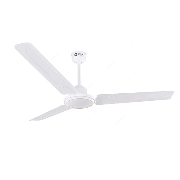 Orient Electric High Speed Ceiling Fan, New Hurricane, 48 Inch Dia, White