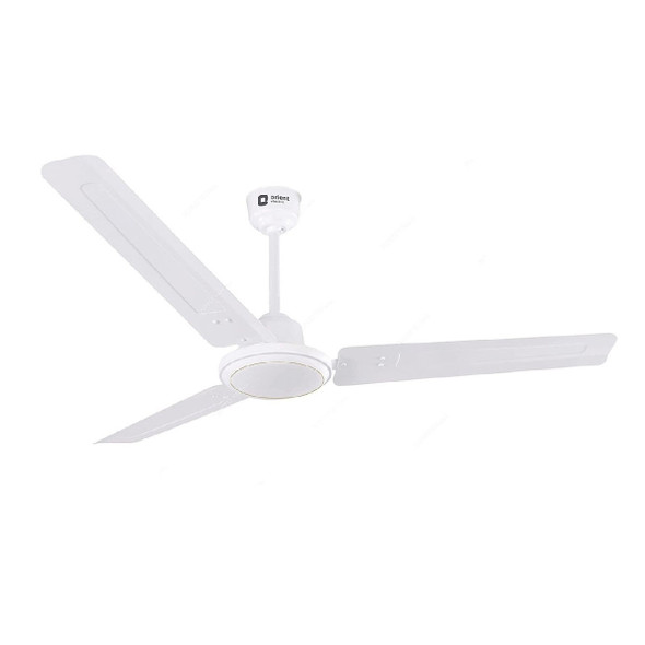 Orient Electric High Speed Ceiling Fan, New Hurricane, 56 Inch Dia, White