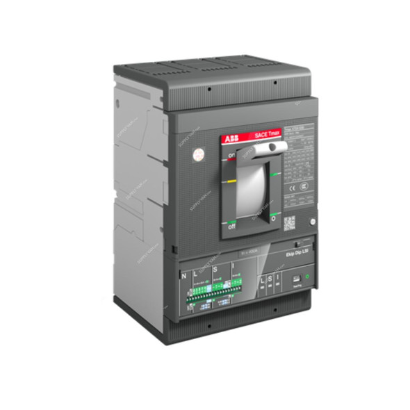 ABB Molded Case Circuit Breaker, XT5N-400-Ekip-Dip-LS-I-In-400-3p-F-F, 3P, 400A