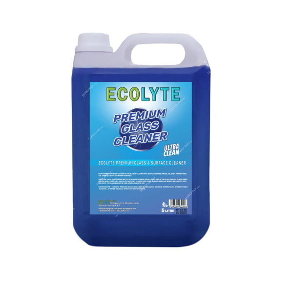 Ecolyte Plus Premium Glass Cleaner, ECO-GC-5L, 5 Ltrs