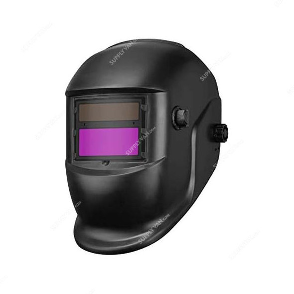 Aqson Solar Auto-Darkening Welder Mask, Polypropylene, 4/9-13 Shade, Black