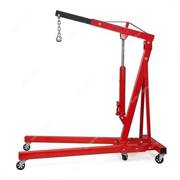Aqson Heavy Duty Foldable Shop Crane, ‎100-9213, Steel, 2 Ton Weight Capacity, Cherry
