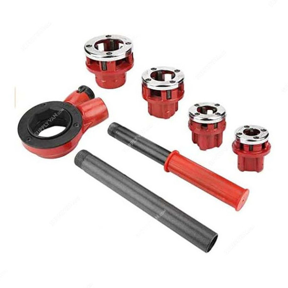 Aqson Pipe Threading Kit, Cast Iron, 7 Pcs/Kit