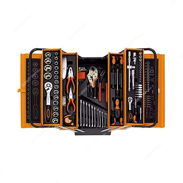 Aqson Multi-Functional Hand Tool Set, Chrome Vanadium Steel, 85 Pcs/Set