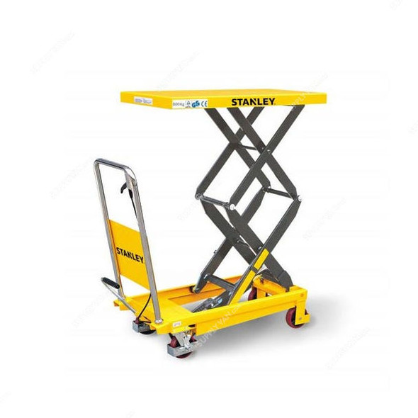 Stanley Double Scissor Table Lifter, SXWTI-CTABL-XX800, 475-1500MM Table Height, 800 Kg Loading Capacity