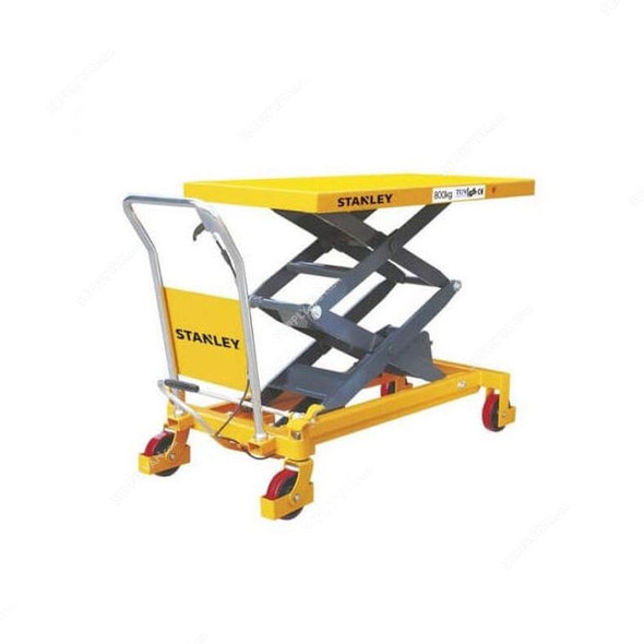 Stanley Double Scissor Table Lifter, SXWTI-CTABL-XX800, 475-1500MM Table Height, 800 Kg Loading Capacity