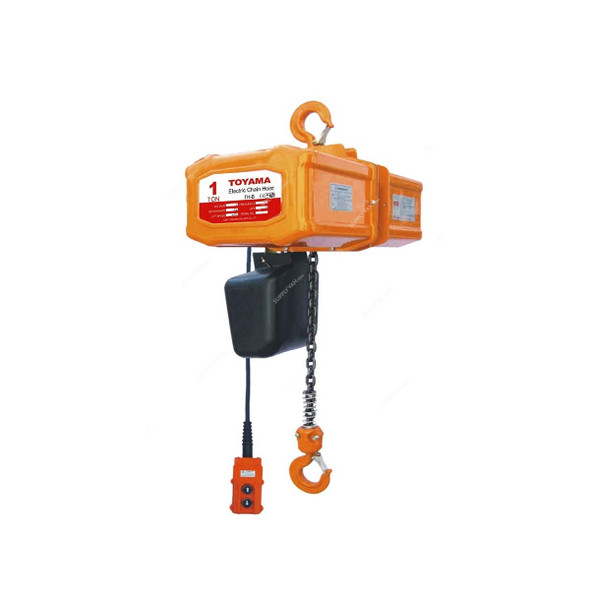 Toyama Electric Chain Hoist, TH-B10, 6 Mtrs Lifting Height, 1 Ton Weight Capacity