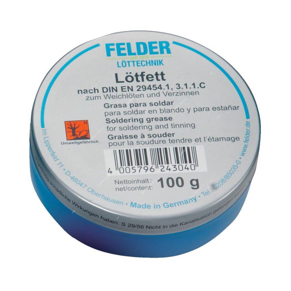 Felder Soldering Grease, 243100501, 100GM