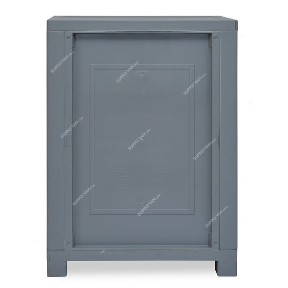 Nilkamal Freedom Small 1 Freestanding Storage Cabinet, 3 Shelves, Plastic, Deep Blue/Grey