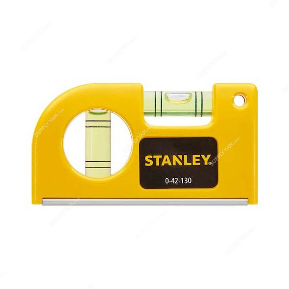 Stanley Mini Pocket Level, 0-42-130, 2 Vials, 14 Inch Length
