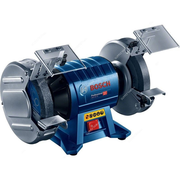 Bosch Professional Bench Grinder Kit, GBG-60-20, 600W, 32MM Bore Dia x 200MM Wheel Dia, 3 Pcs/Kit