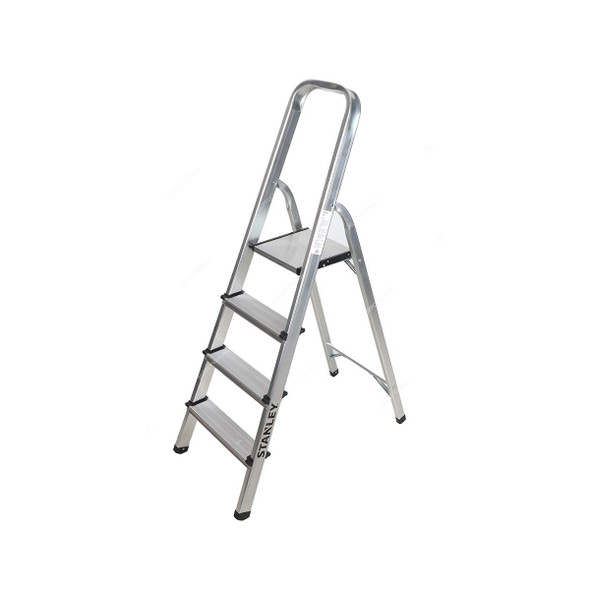 Stanley Step Ladder, SXLDAL-004, Aluminium, 4 Steps, 150 Kg Loading Capacity