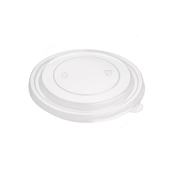 BYFT Disposable Bowl Lid, PET, 18.5CM Dia, Clear, 50 Pcs/Pack