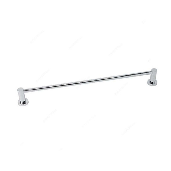 Bold Wall Mounted Towel Bar, BACSET2100102-02, Brass, 4.3CM Width x 60CM Length, Chrome Plated Finish