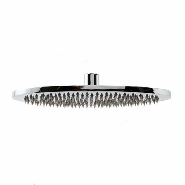 Bold Zumo Oval Shower Head With Sharp Nozzles, TECSHD1706702, 8MM Thk, 317MM Width x 400MM Length