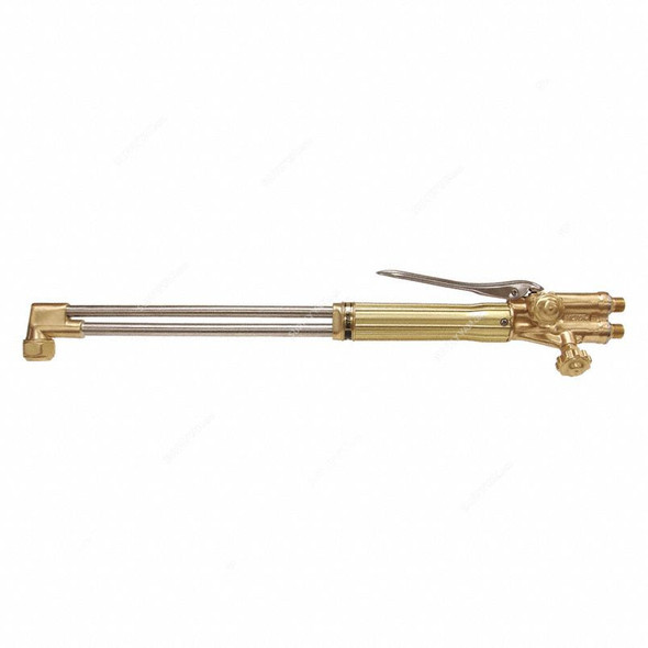 Victor Heavy Duty Straight Cutting Torch, 0381-1480, ST 2600FC Series, Brass, 90 Degree, 21 Inch Length, 1/8 to 8 Inch Cutting Capacity