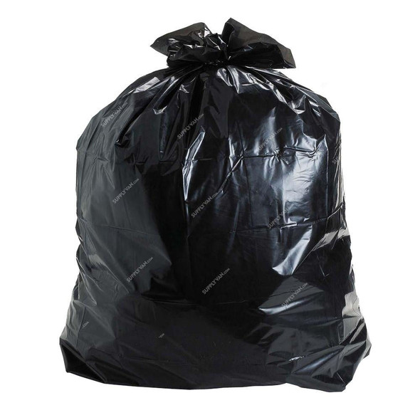 Hotpack Heavy Duty Garbage Bag Twin Pack, PPGBR90110TPECO, Plastic, 55 Gallon, 90CM Width x 110CM Length, Black, 20 Pcs/Pack