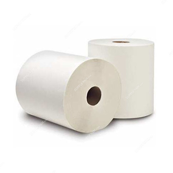 Intercare Auto Cut Toilet Paper, 1 Ply, 20CM Width x 125 Mtrs Length, White, 6 Roll/Pack