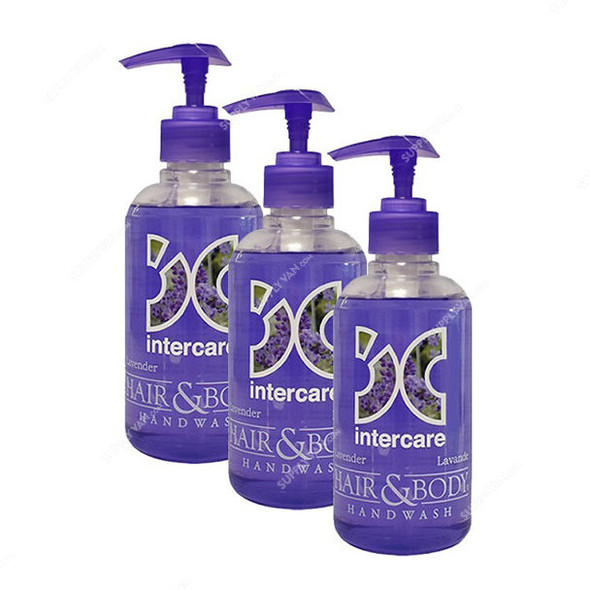Intercare Liquid Hand Wash, Lavender, 300ML, 3 Pcs/Pack