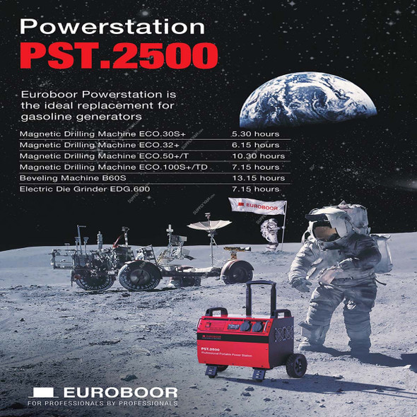 Euroboor Professional Portable Power Station, PST-2500, 3000W, 220V