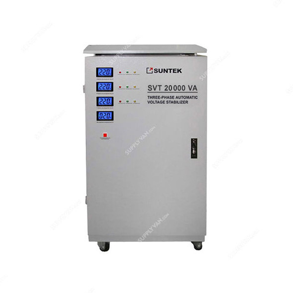 Suntek Three Phase Voltage Stabilizer, SVT-20000VA, 90A, 120-285V/240-450V, 20000VA