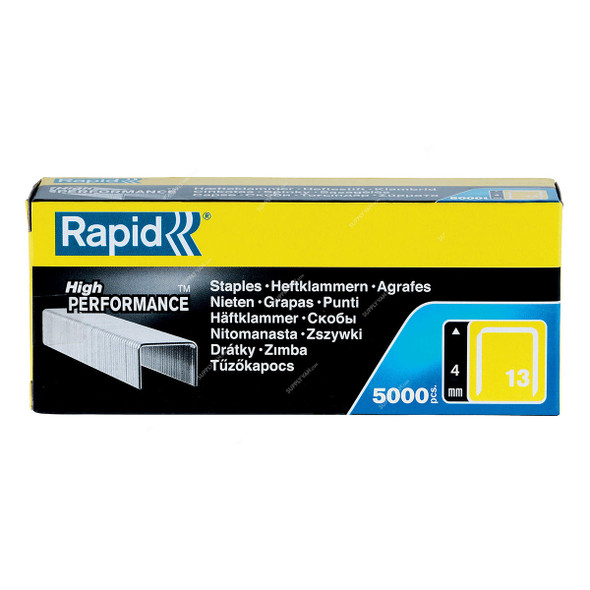 Rapid Finewire Staple Pin, RD-S13-04-5M, Galvanized Wire, 4MM Leg Length, 5000 Pcs/Pack