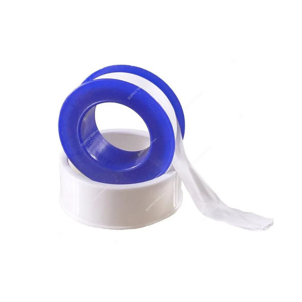 Thread Sealing Tape, PTFE, 12mm Width x 10 Mtrs Length, White