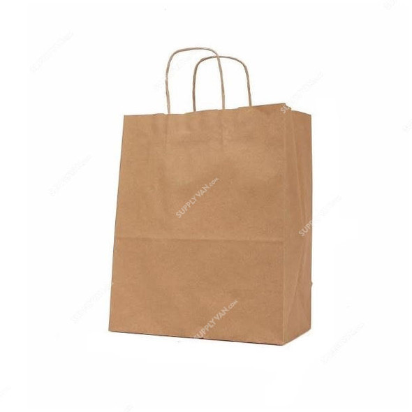 The Paperpack Paper Bag With Twisted Handle, 35CM Length x 18CM Width x 32CM Height, Brown, 250 Pcs/Pack